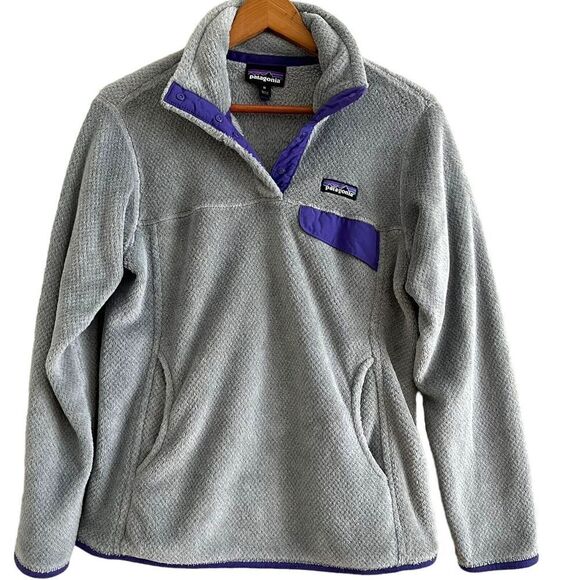 Patagonia Re Tool Snap T Fleece Synchilla Pullover Jacket M Hiking cabincore - Picture 1 of 13
